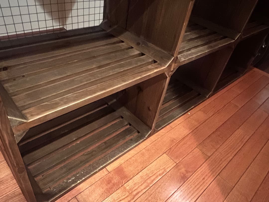 クラッシュゲート/ ノットアンティークス アネット オープンシェルフ 3列3段