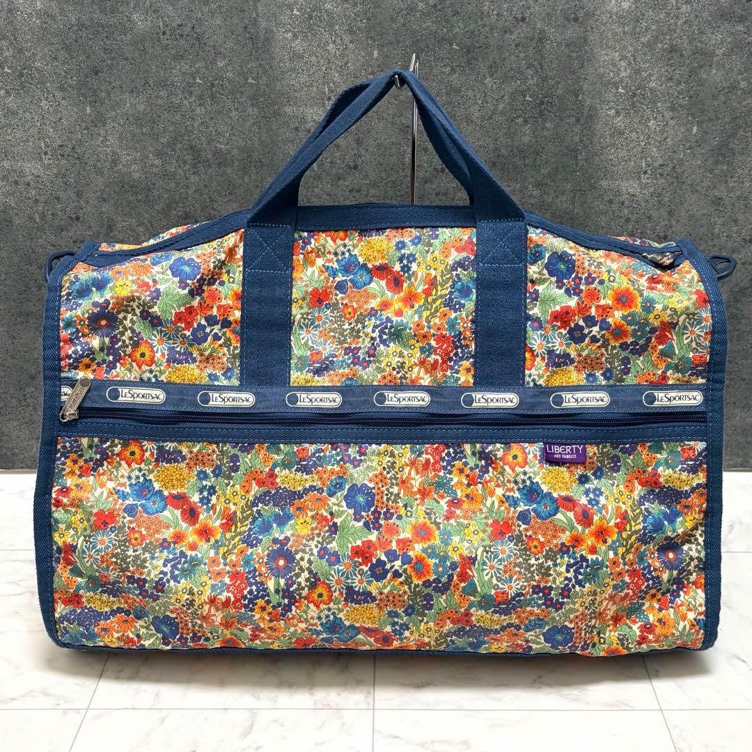 レア 美品 レスポートサック リバティコラボ ボストンバッグ ショルダーバッグ