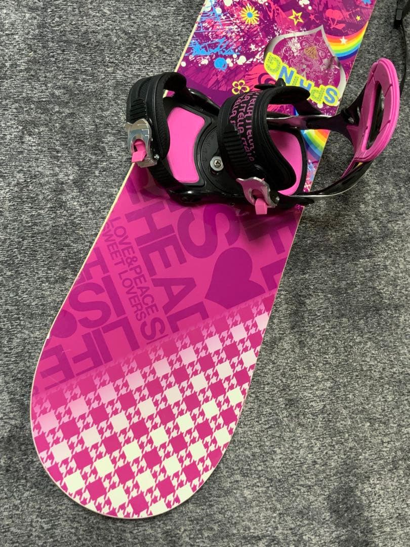 HEAD スノーボード 142cm ビンディング付き　女性用