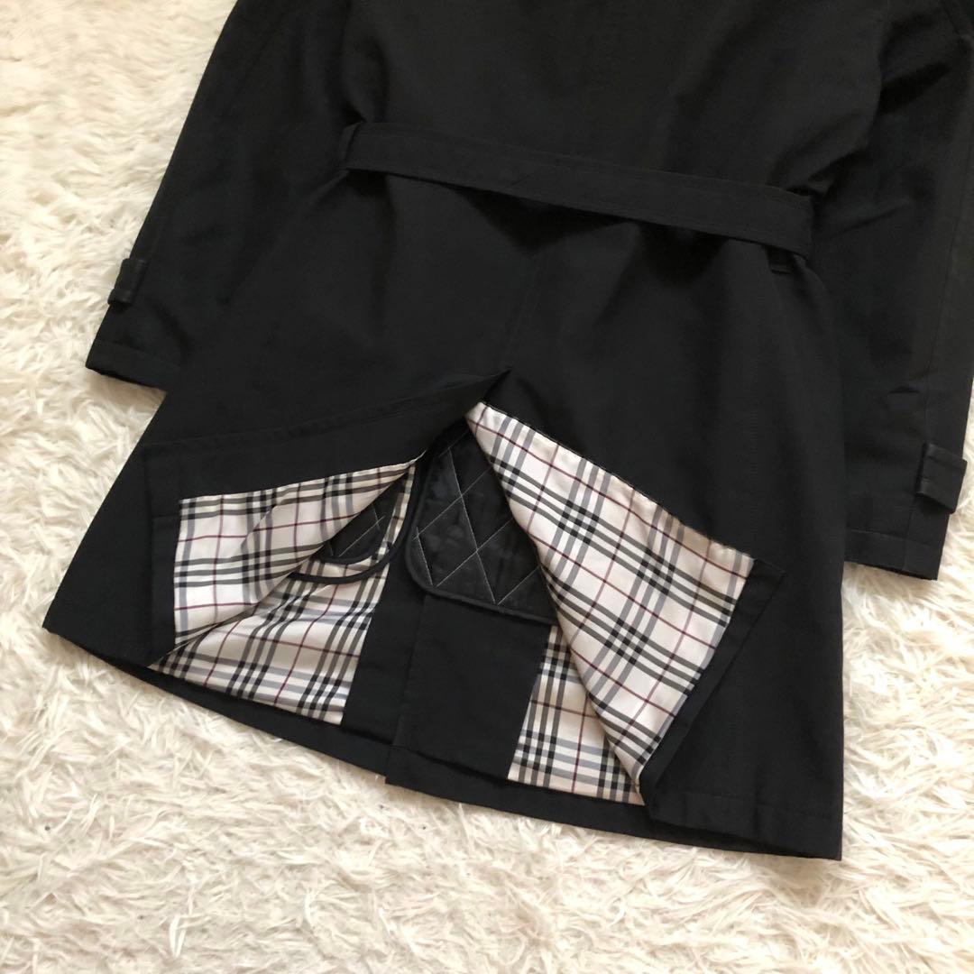 2way✨ライナー付　バーバリーブラックレーベル　トレンチコート チェック L