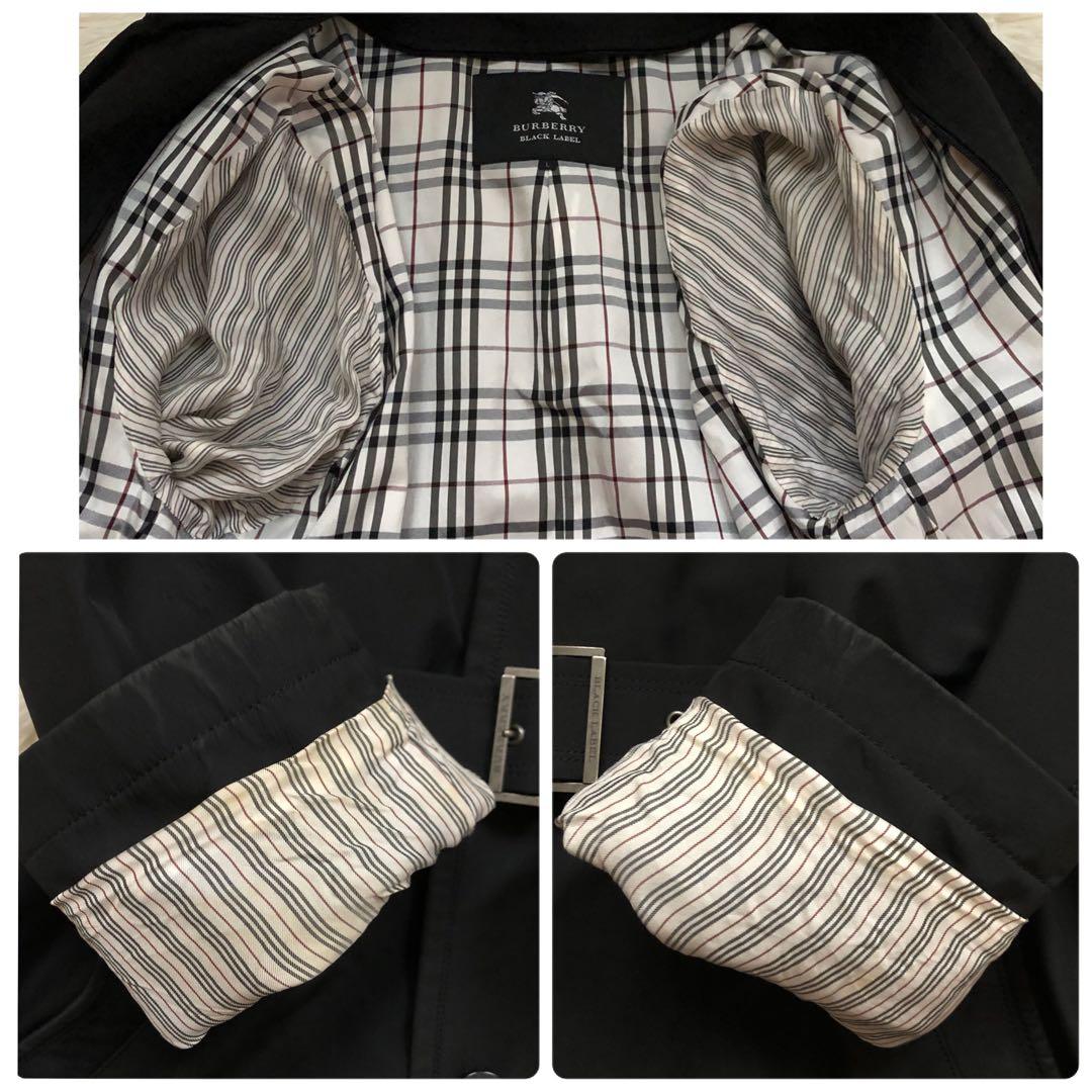 2way✨ライナー付　バーバリーブラックレーベル　トレンチコート チェック L