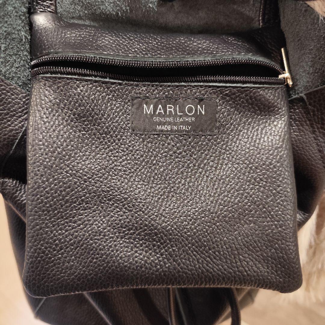 新品タグ付き MARLON FIRENZE A4 レザー トートバッグ イタリア