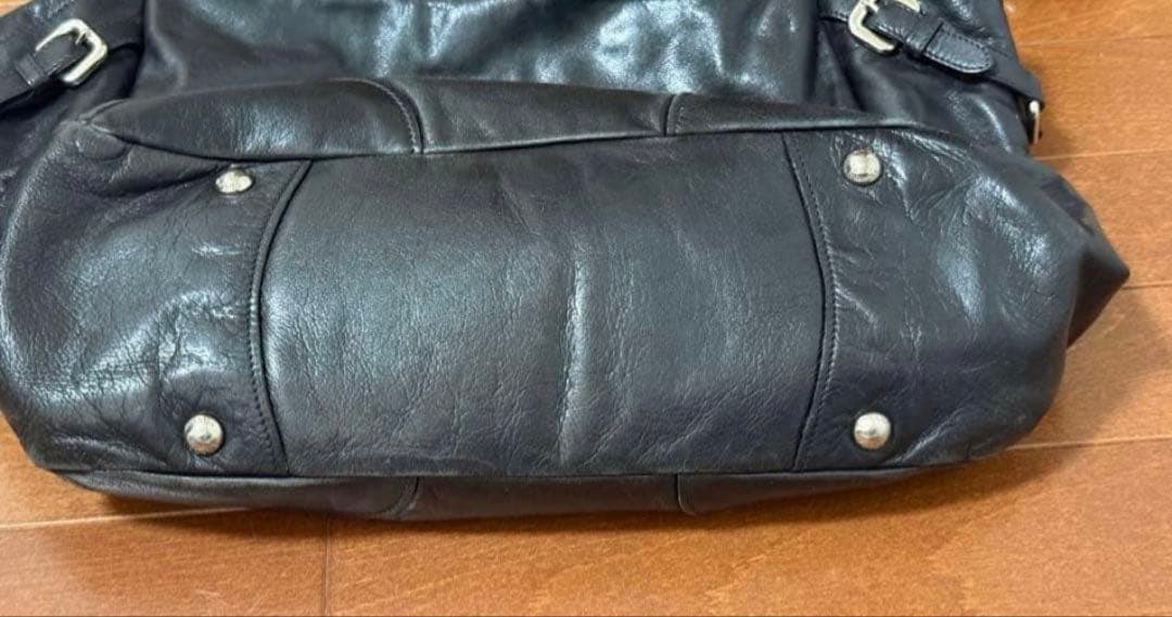 【PRADA プラダ】レザートートバッグ　黒