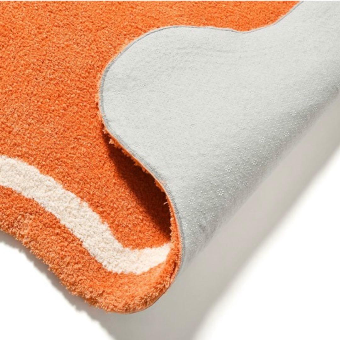 【Francfranc】ラグマット1400×1000 オレンジ