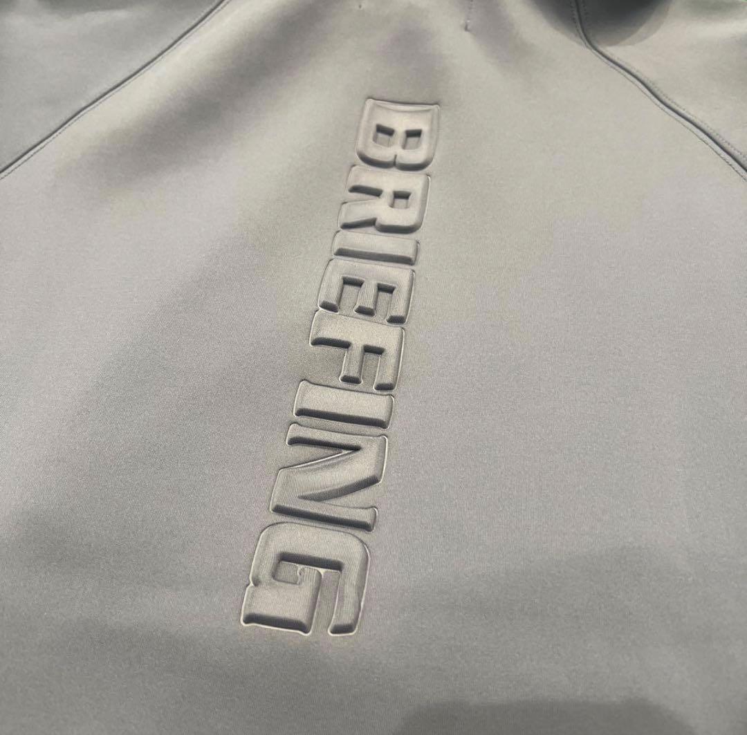 人気商品！BRIEFING ブリーフィング 3Dロゴパーカー グレー