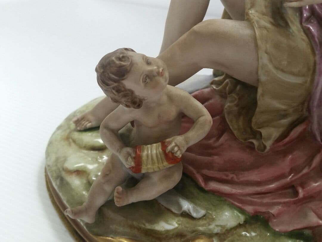 イタリアフィレンツエ陶器置物