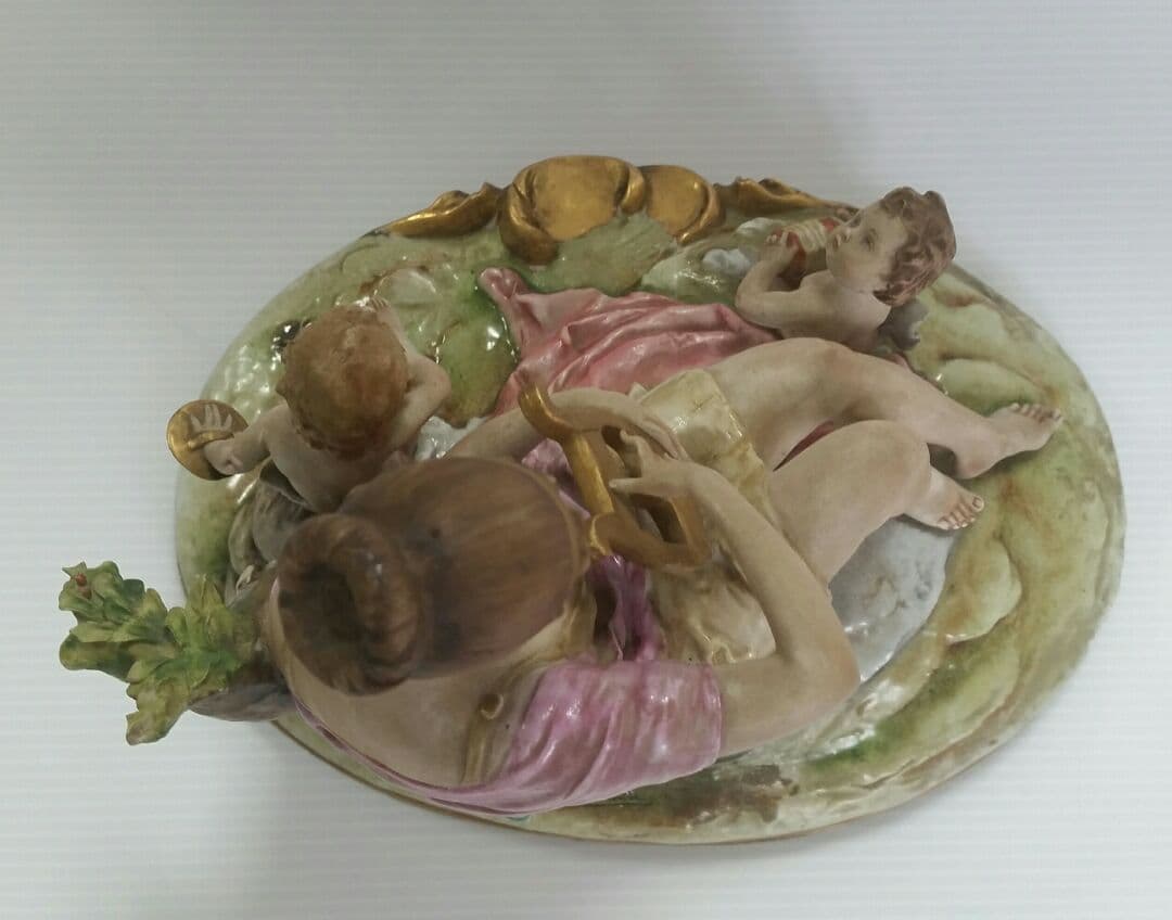 イタリアフィレンツエ陶器置物