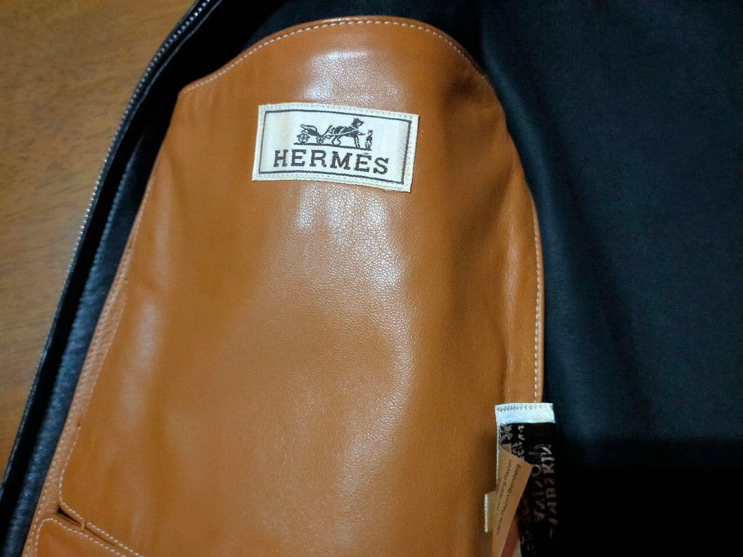 HERMES 　エルメスレザージャケット 52