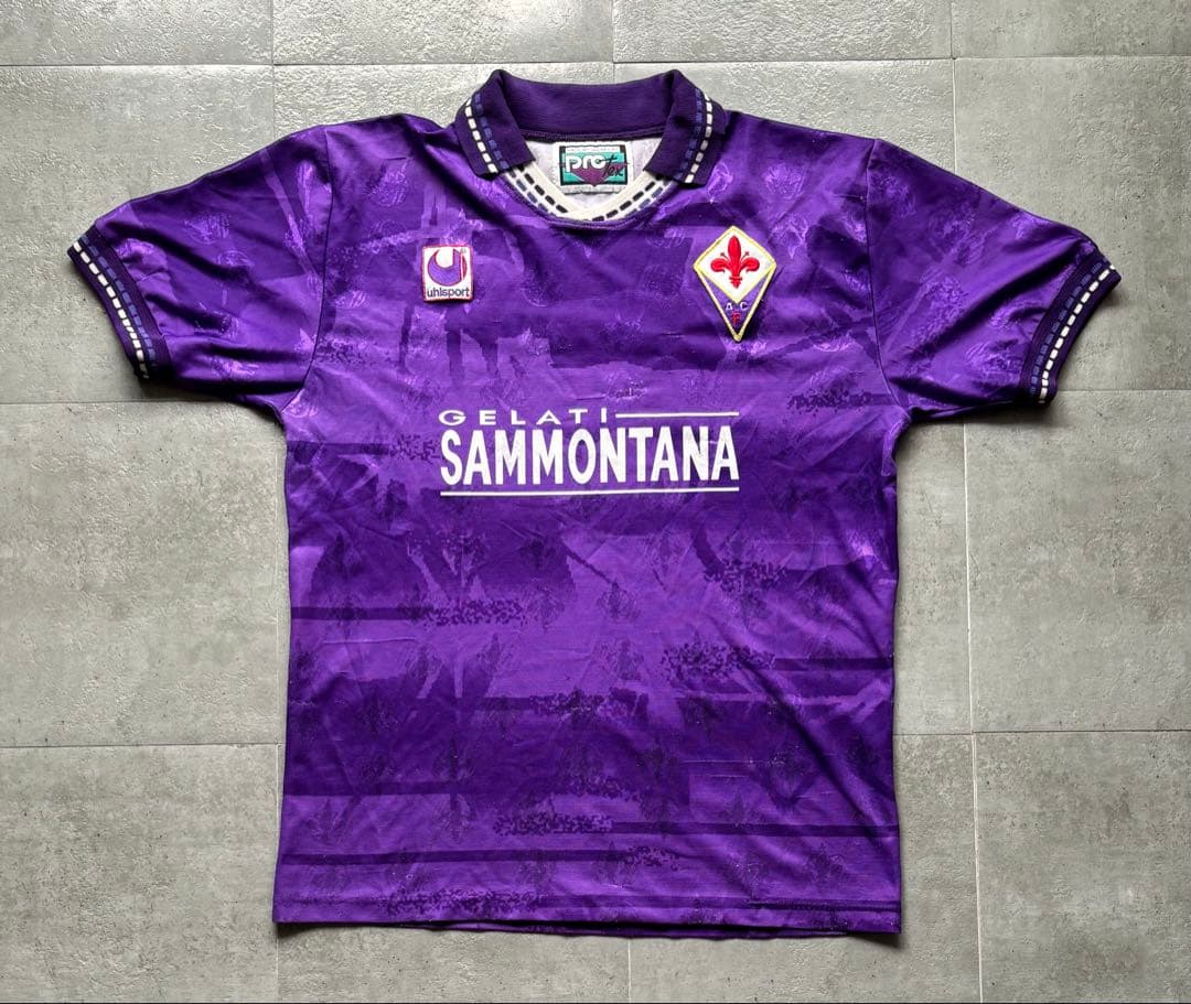 94-95 フィオレンティーナ　ウールシュポルト ホームユニフォーム　正規品