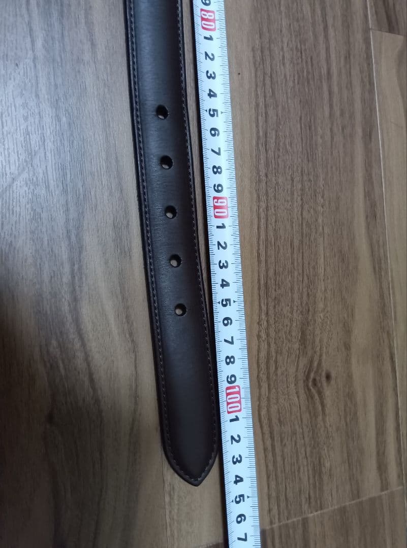 【未使用】ワイルドスワンズPISA　ベルト　チョコ　36/90　ラストクロップス