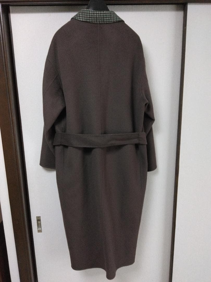 6　roku　ロク　リバーコート　リバーシブル　ブラウン