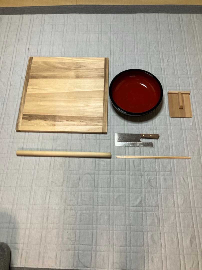 蕎麦打ち道具一式　未使用に近い