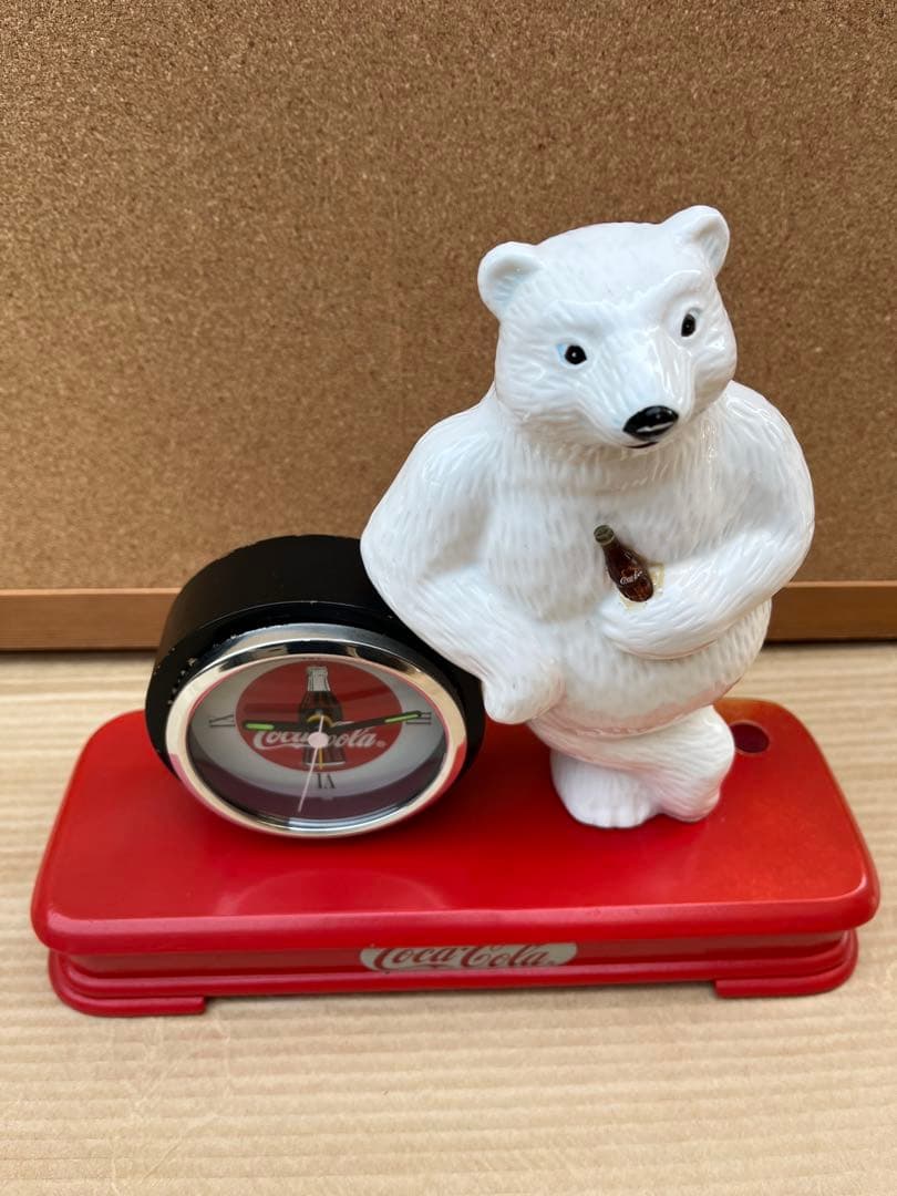 コカコーラ 置き時計 ポーラベアー　1990年代
