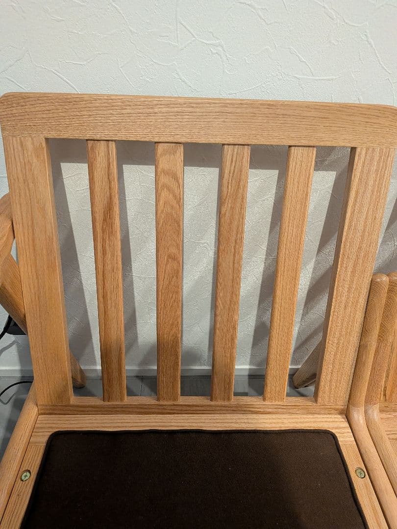 マルニ60 キノママ　オークフレーム　2シーター　ソファ　木製　サガブルー