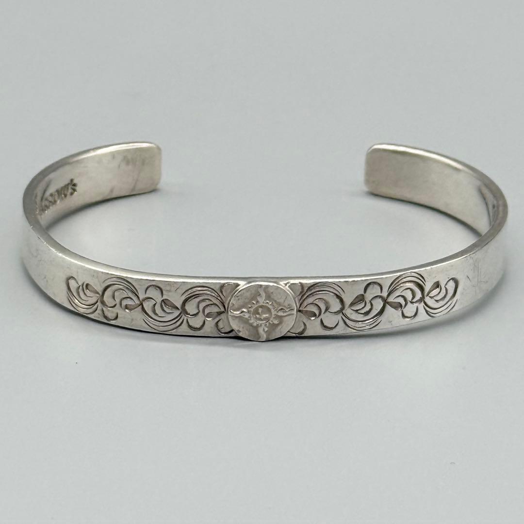 FIRST-ARROWS バングル 太陽神 SILVER 約22.1g