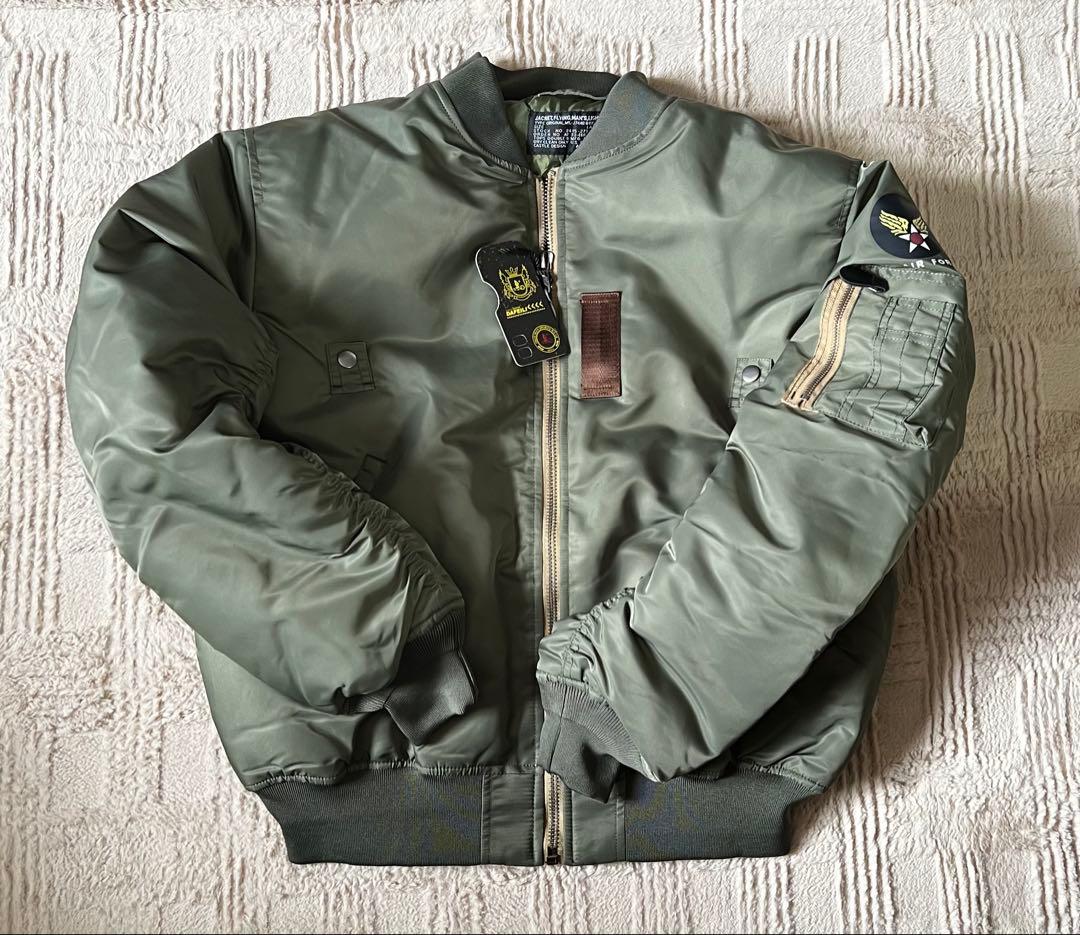 ちゃんちゃん　　新品U.S. AIR FORCE MA-1 　@ラストワン