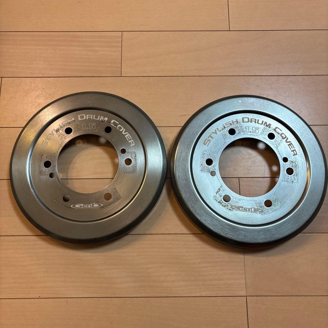 玄武　スタイリッシュ　ドラム　ハブ　カバー ハイエース 前後セット