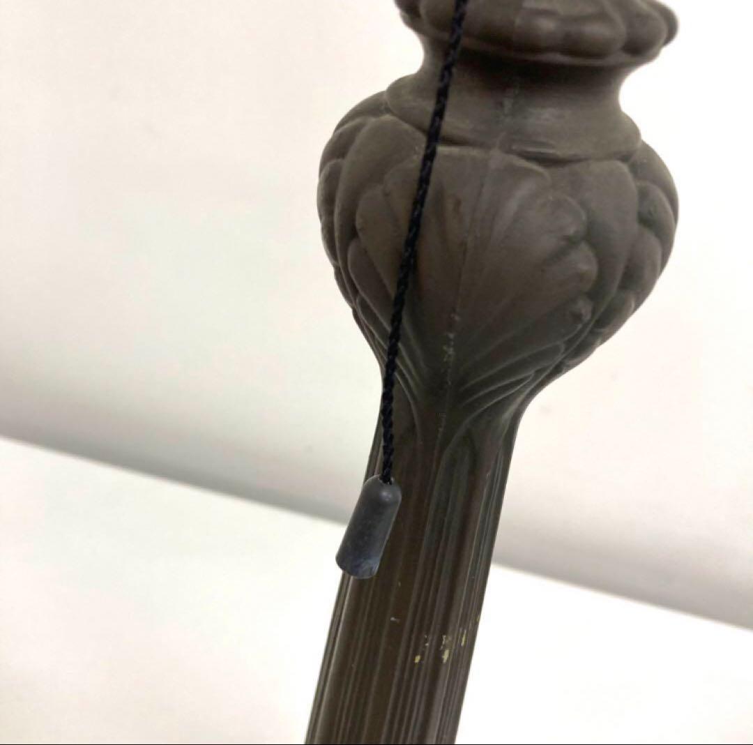 1654-x ステンドグラスランプ アンティーク 花柄