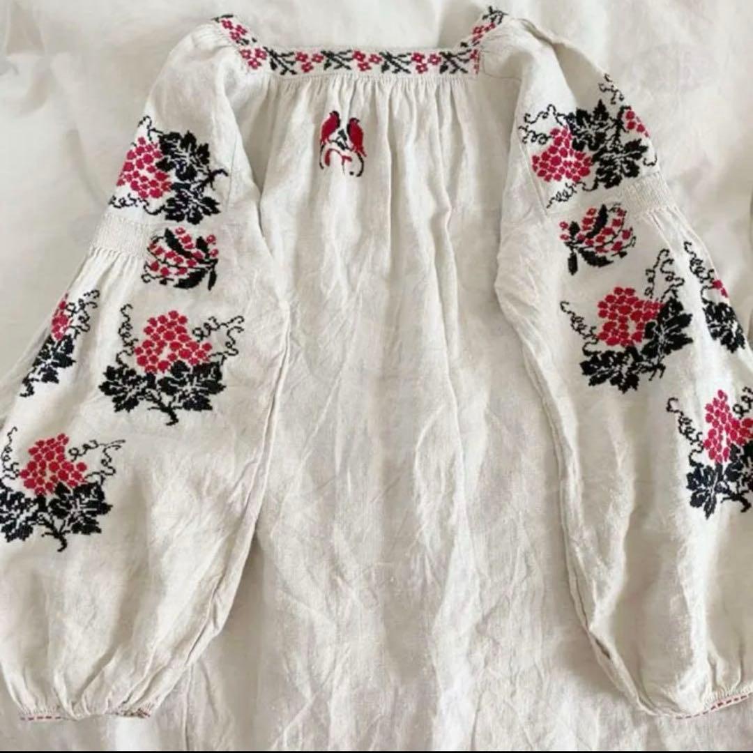 刺繍　ワンピース　ヴィンテージ