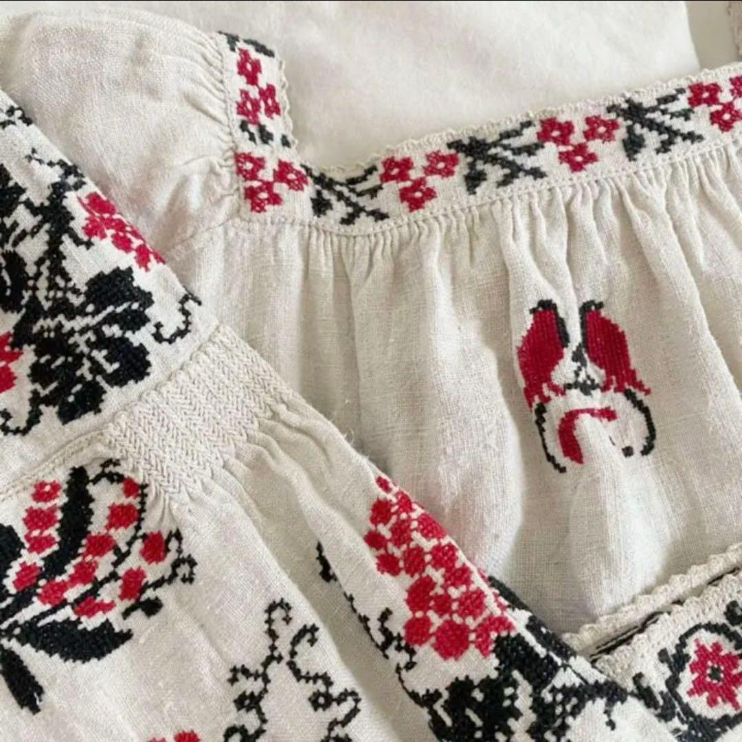 刺繍　ワンピース　ヴィンテージ