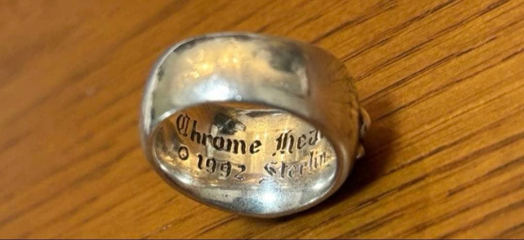 Chrome Hearts フローラルクロスリング　15号