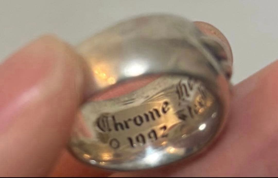 Chrome Hearts フローラルクロスリング　15号