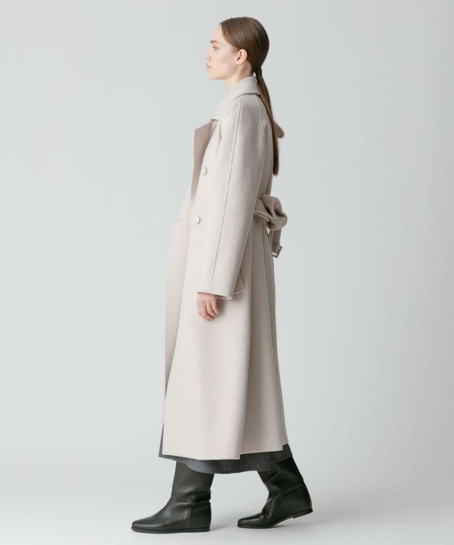 新品・今期販売中★allureville　スプリットラグランロングコートベージュ