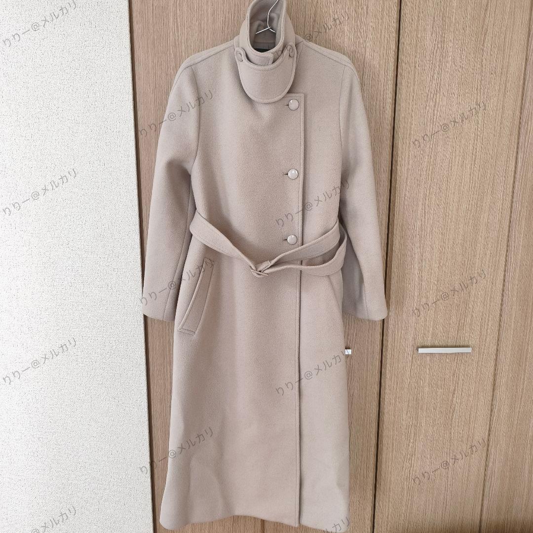 新品・今期販売中★allureville　スプリットラグランロングコートベージュ
