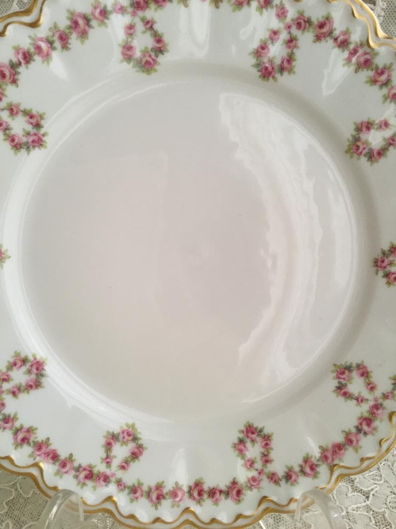 リモージュ アヴィランド ランチプレート #319 ダブルゴールド ハビランド