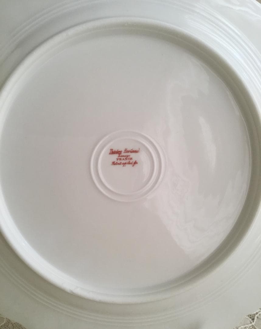 リモージュ アヴィランド ランチプレート #319 ダブルゴールド ハビランド