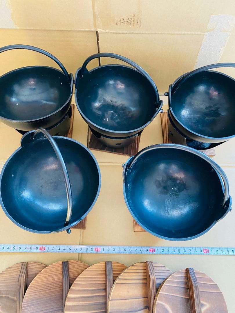 1人用鉄鍋セット　5セット