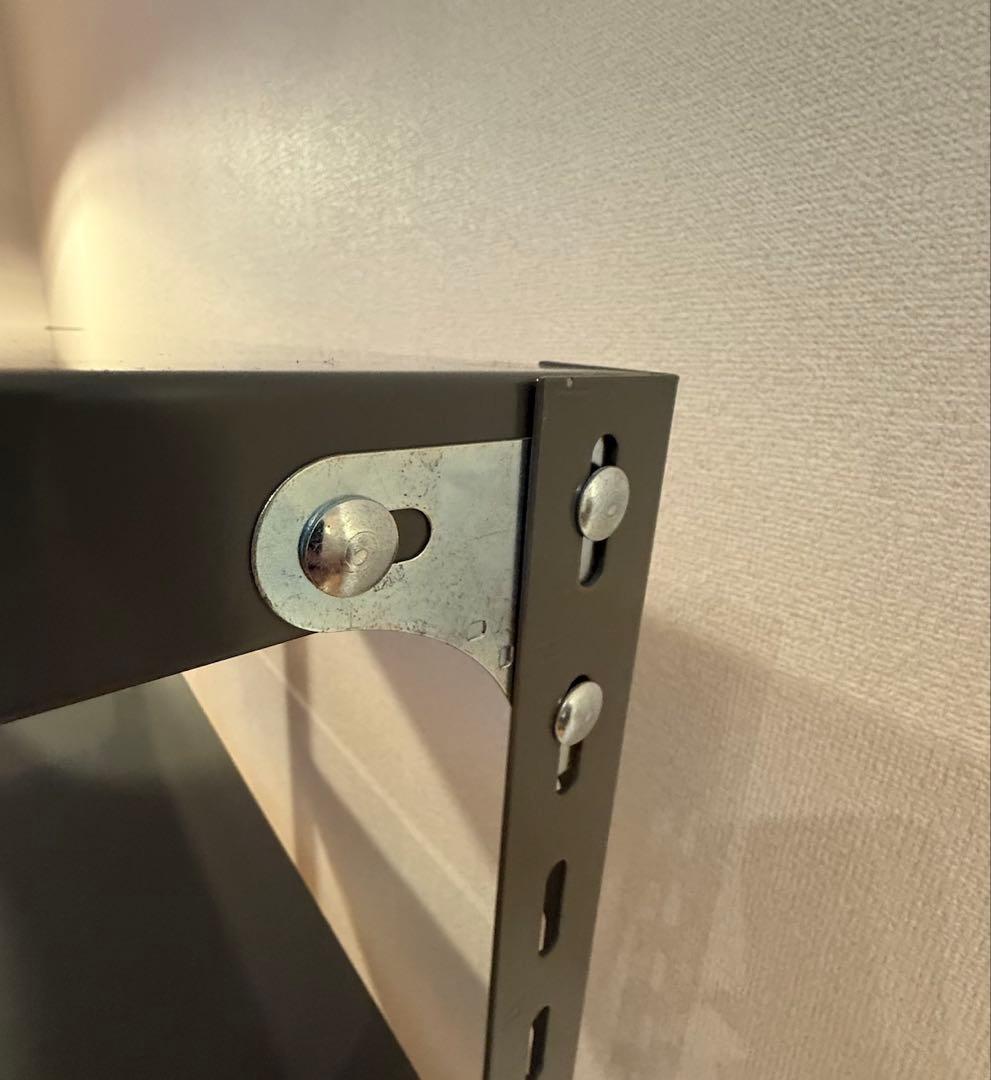 【D&DEPARTMENT】4段スチールラック グレー 中型