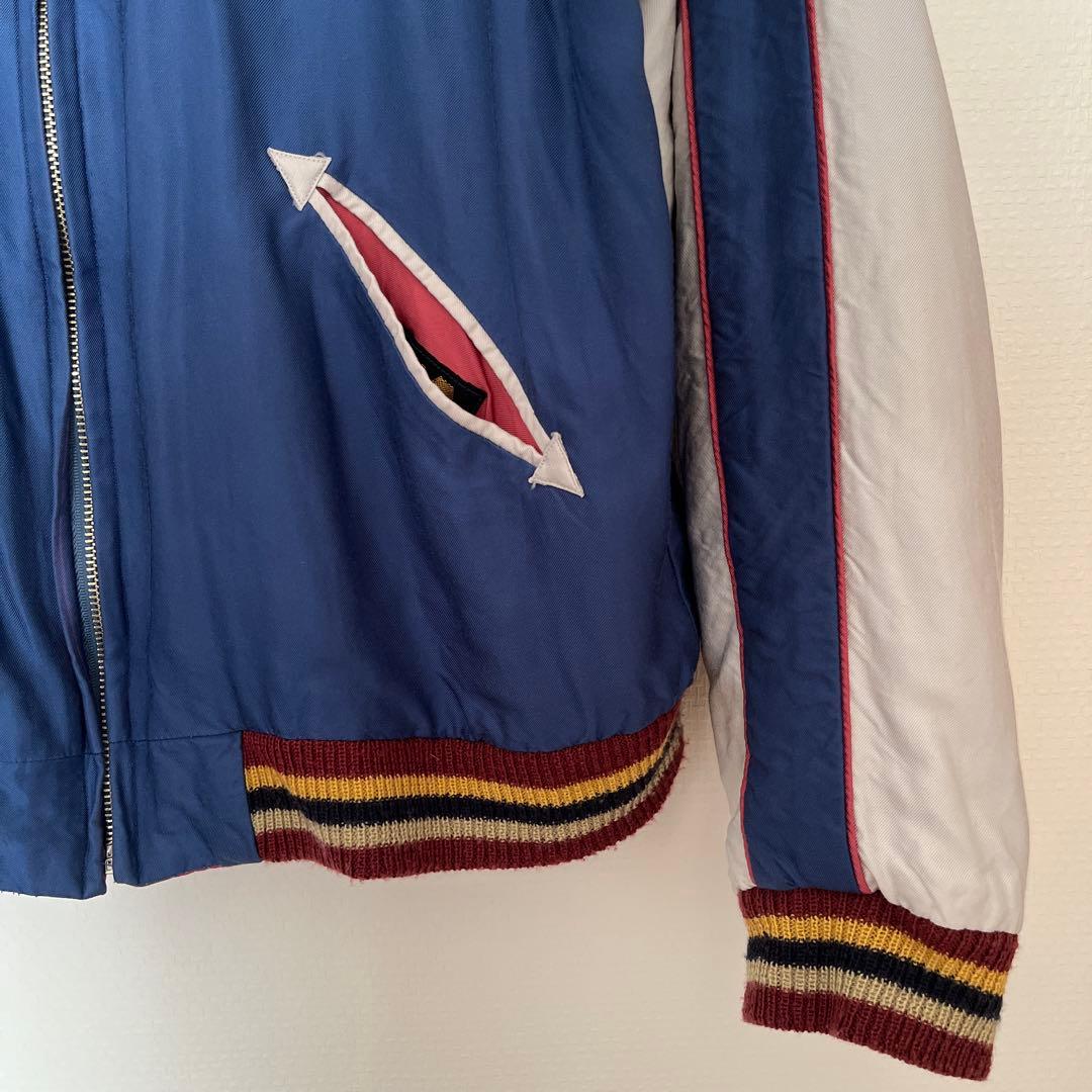 テーラー東洋 レア スカジャン リバーシブル 龍 富士山 舞子 笹虎 刺繍