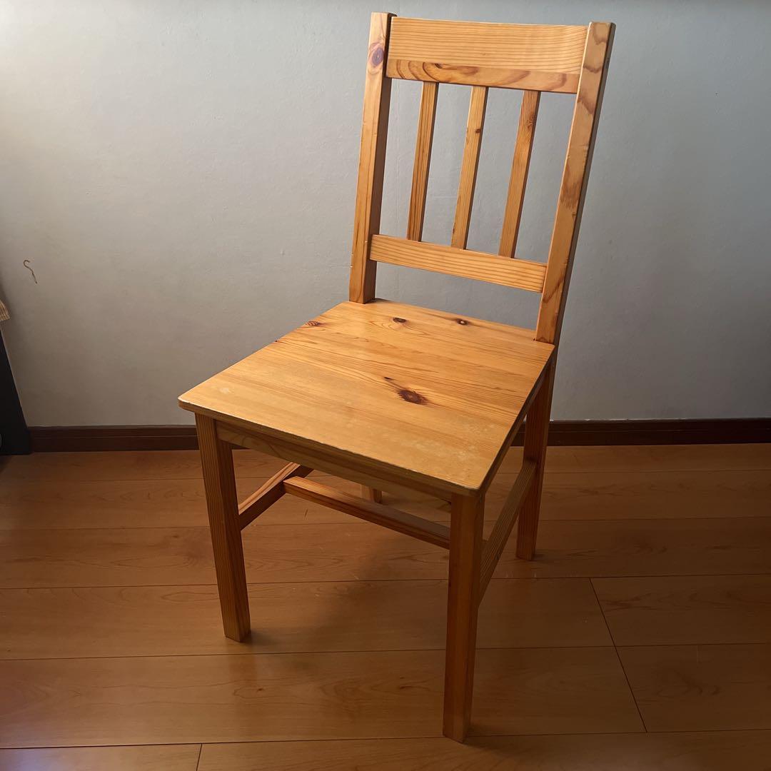 タマリビング　パイン集成材 木製椅子 ナチュラルウッド