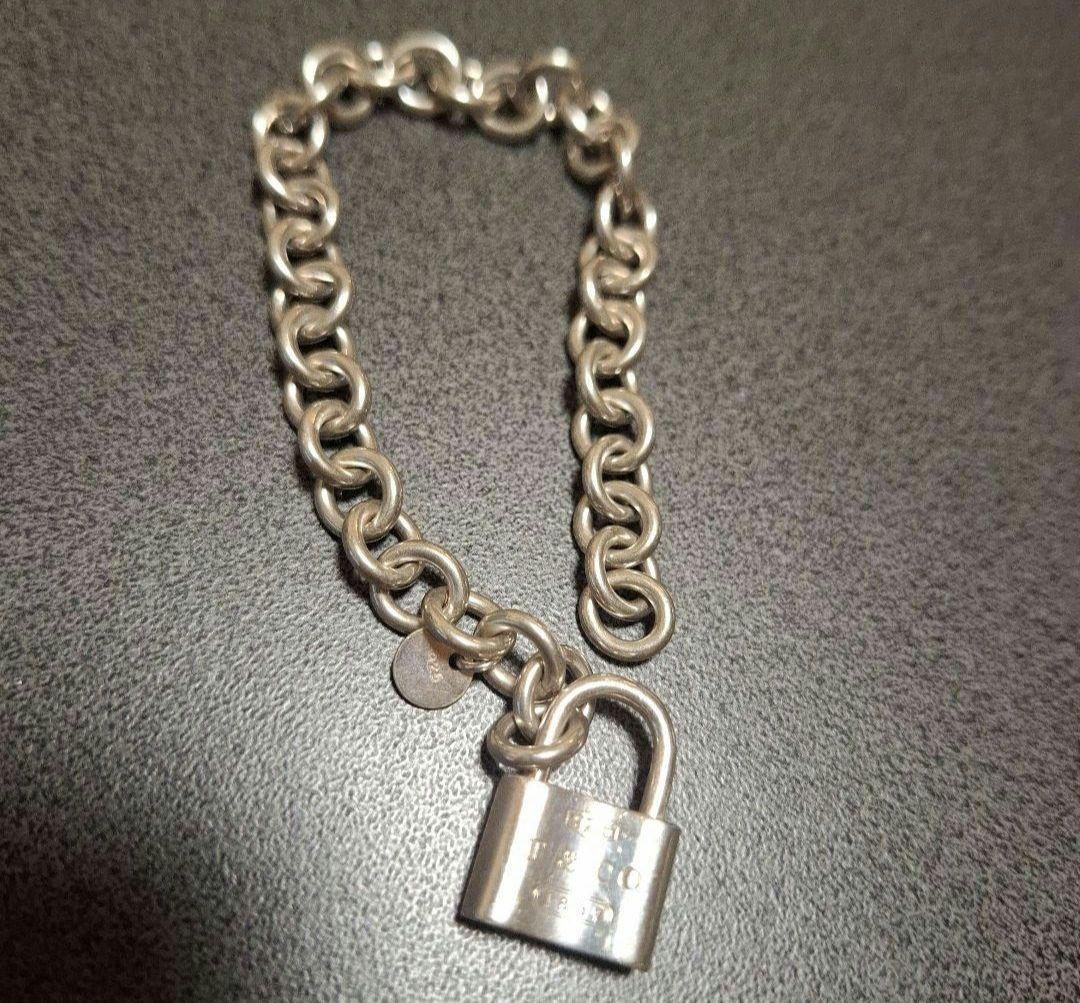 ティファニー　カデナロック　チェーンブレスレット　シルバー925　TIFFANY
