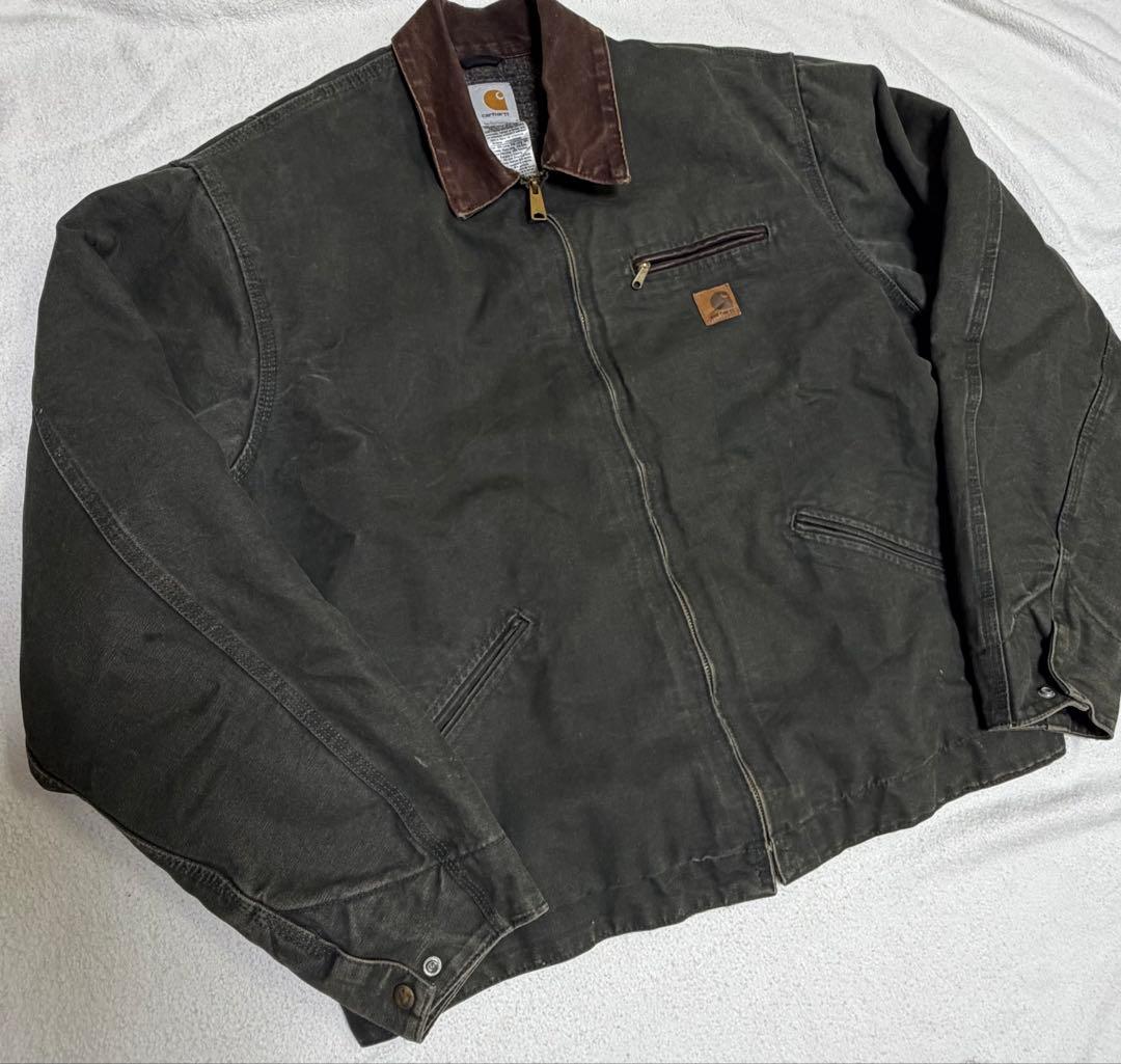 カーハート デトロイトジャケット モス