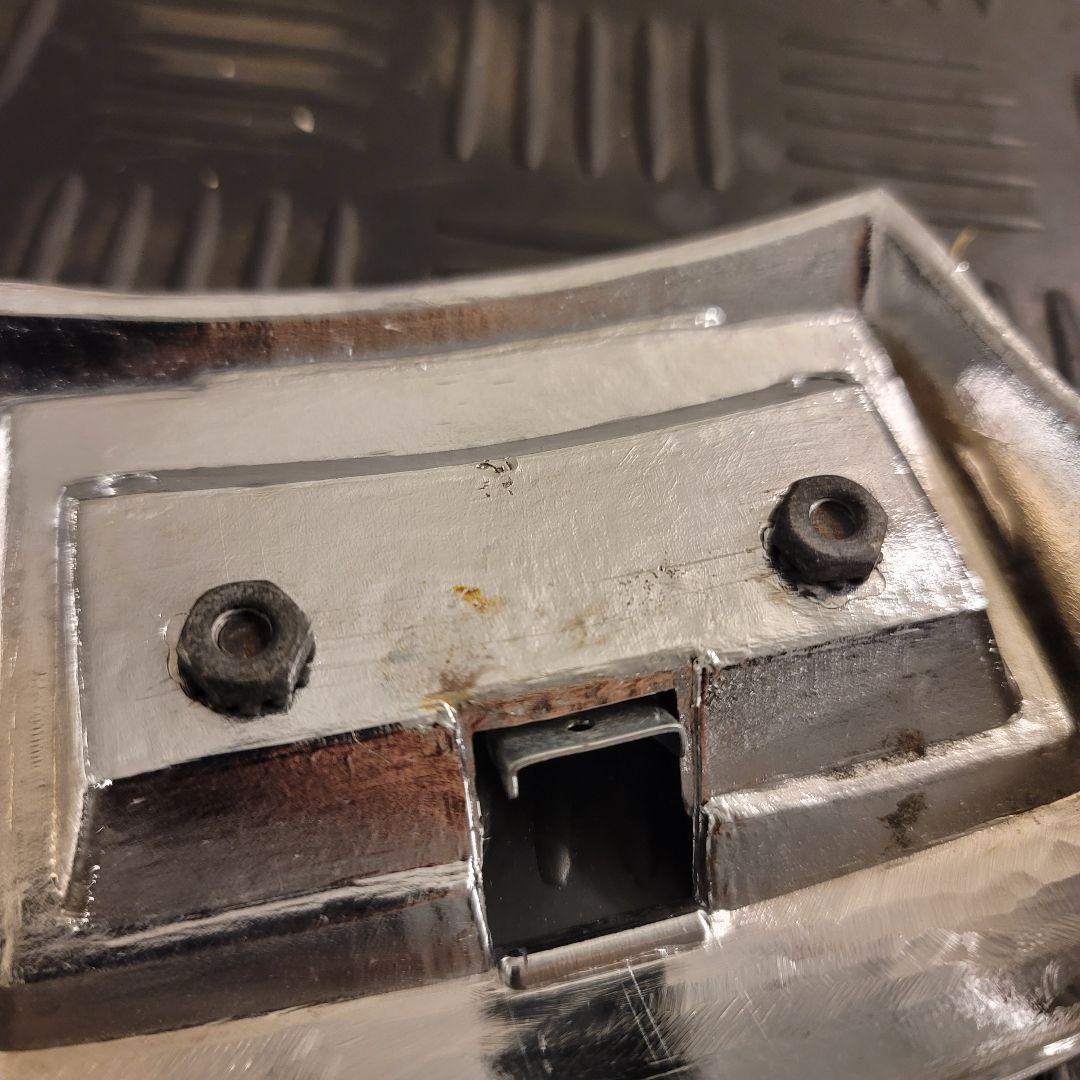 【Ron】ハーレー純正 リアフェンダーチップ クローム クリアキングリル