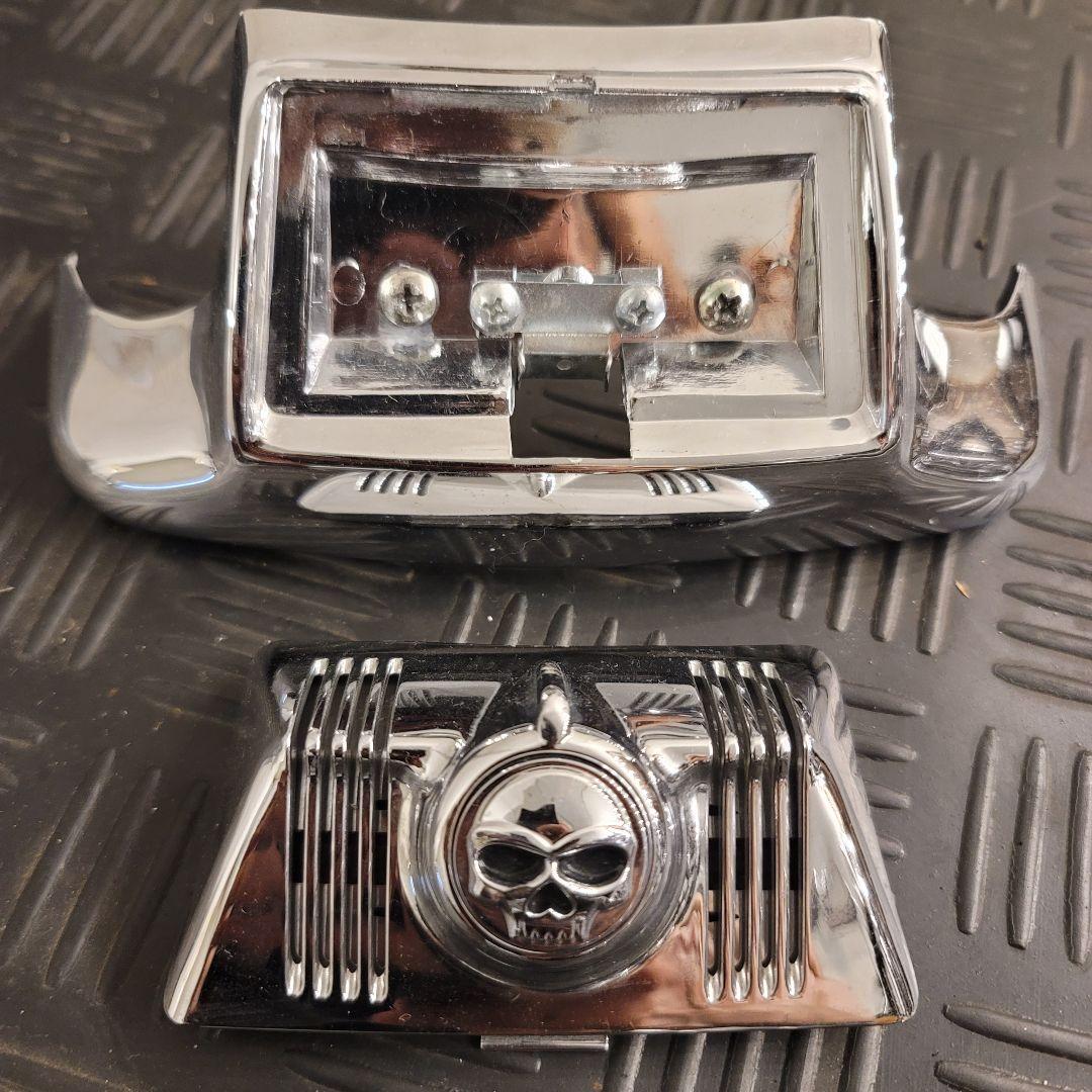 【Ron】ハーレー純正 リアフェンダーチップ クローム クリアキングリル