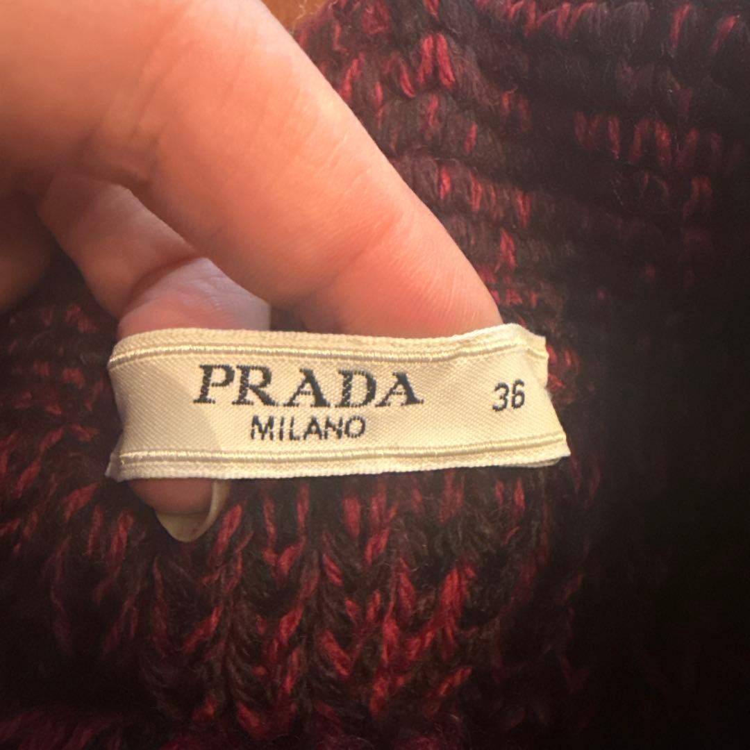 PRADA ケーブル編み スカート