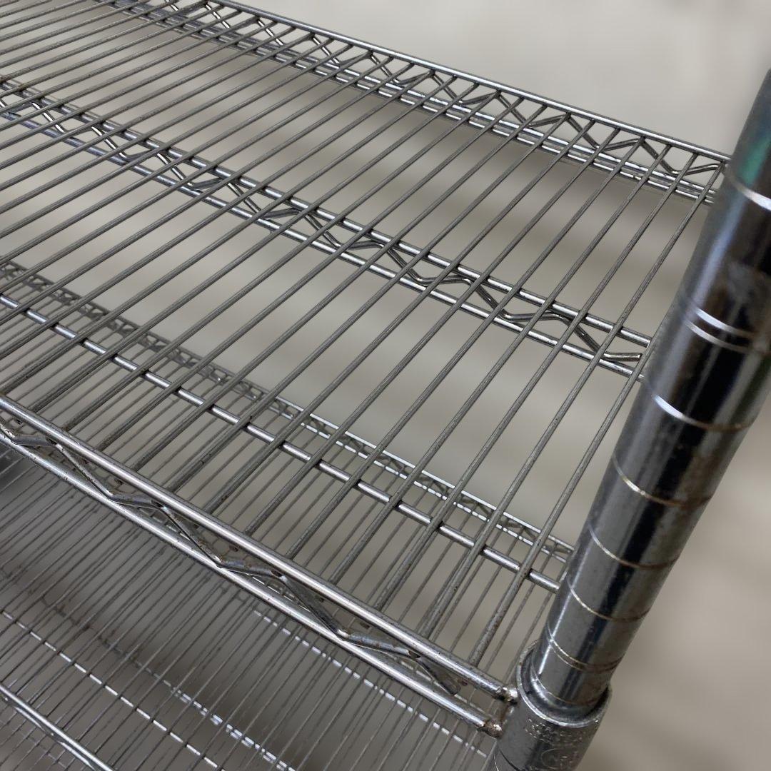 引き取り限定　コストコ　スチールラック 5段 キャスター付き 大型　幅120cm