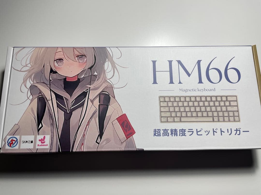 HM66 マグネティックキーボード ホワイト