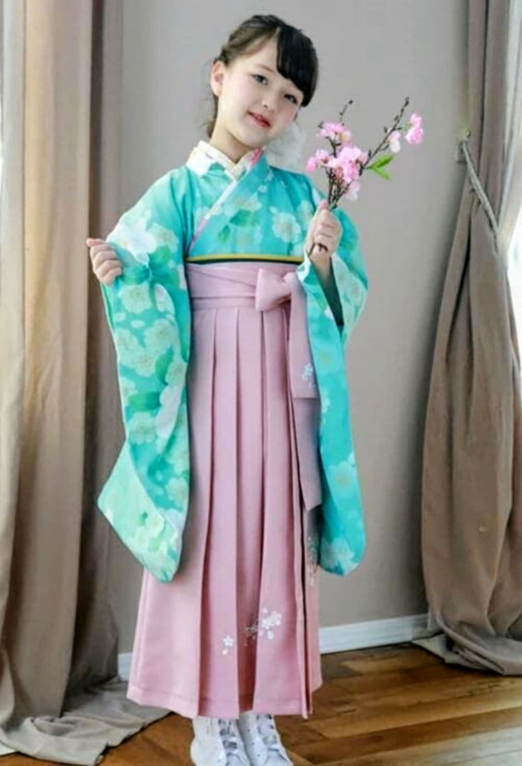 ブーツと髪飾り付き！キャサリンコテージ 130 袴 卒園式セット！