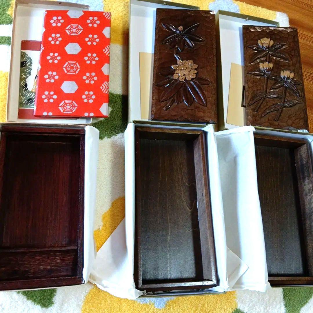 信州 上田農民美術 物入れ 3つ