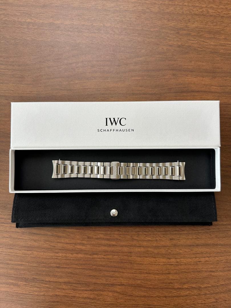 【IWC ポルトギーゼ オートマティック40】純正メタルブレス　ステンレスベルト