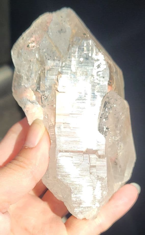 ！ヒマラヤ原石！透明感抜群！パワーストーンレコードキーパーネパール産