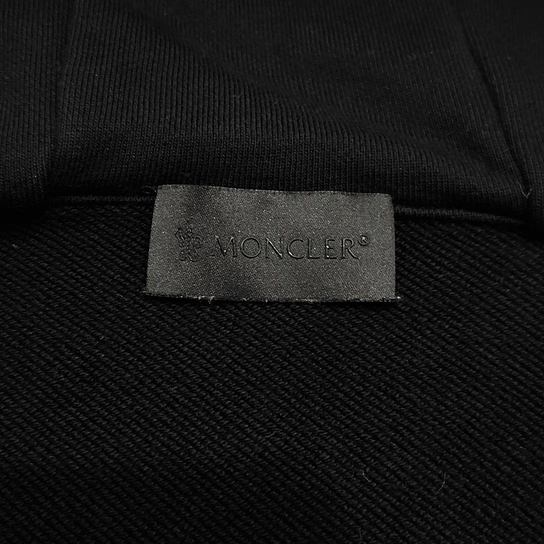 モンクレール Maglia Cardigan ジップアップパーカー 黒 M