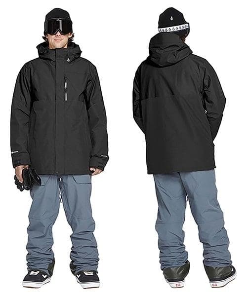 046 22-23 VOLCOM L-GORE-TEX 黒ジャケットMサイズ