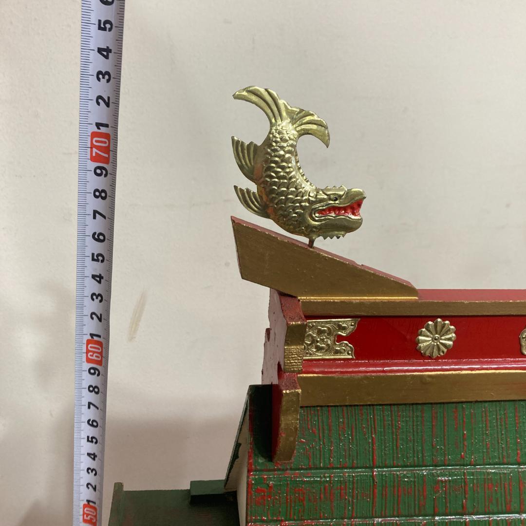 ひな御殿 豊寿殿　木製 組み立て式 御殿飾り　雛人形 ひな祭 昭和レトロ