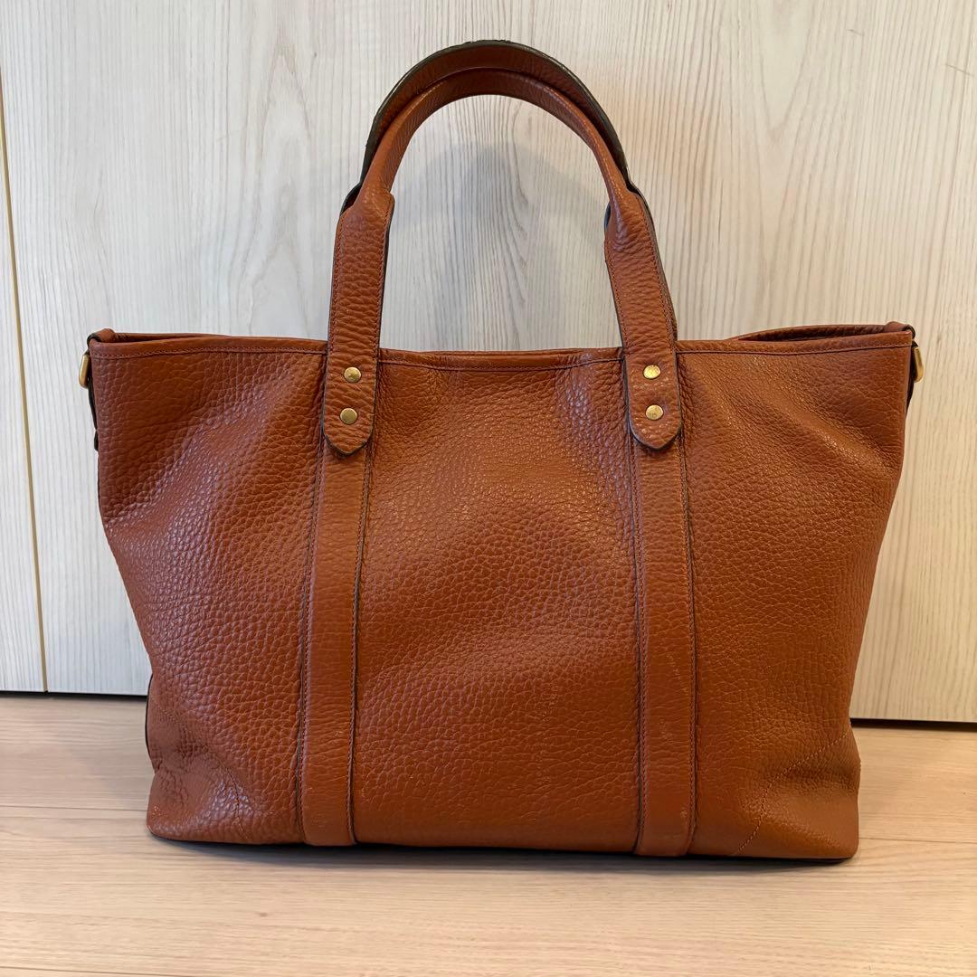 コールハーン　COLE HAAN ブラウンレザー トートバッグ