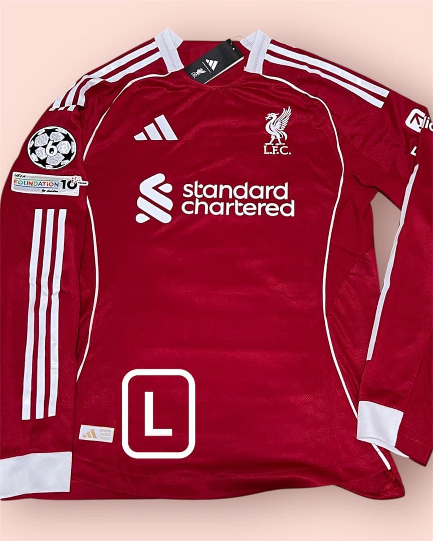リヴァプール　エキティケ　選手着用モデル長袖ユニフォーム